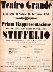 Stiffelio - Locandina 1850