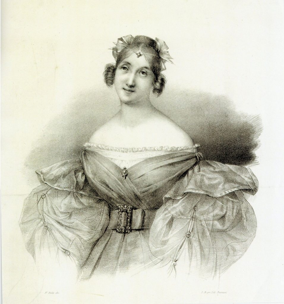 Giuseppina Strepponi, prima interprete di Elvira a Trieste nel dicembre del 1836 Civico Museo Teatrale "Carlo Schmidl", Archivio Stampe I/363