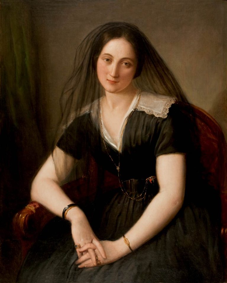 Natale Schiavoni Ritratto di Adelaide Ristori Civico Museo Teatrale "Carlo Schmidl" CMT OA 1/23