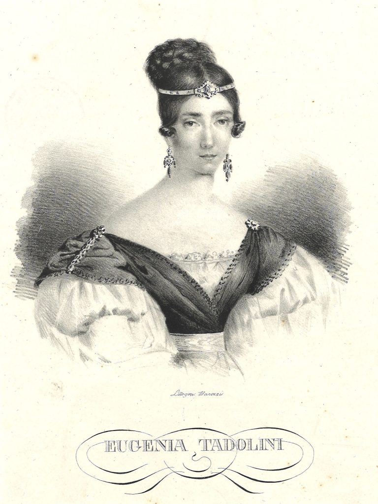 Eugenia Tadolini, interprete di Anna Bolena al Teatro Grande di Trieste nel febbraio del 1835 Civico Museo Teatrale "Carlo Schmidl" - Stampe 1/227